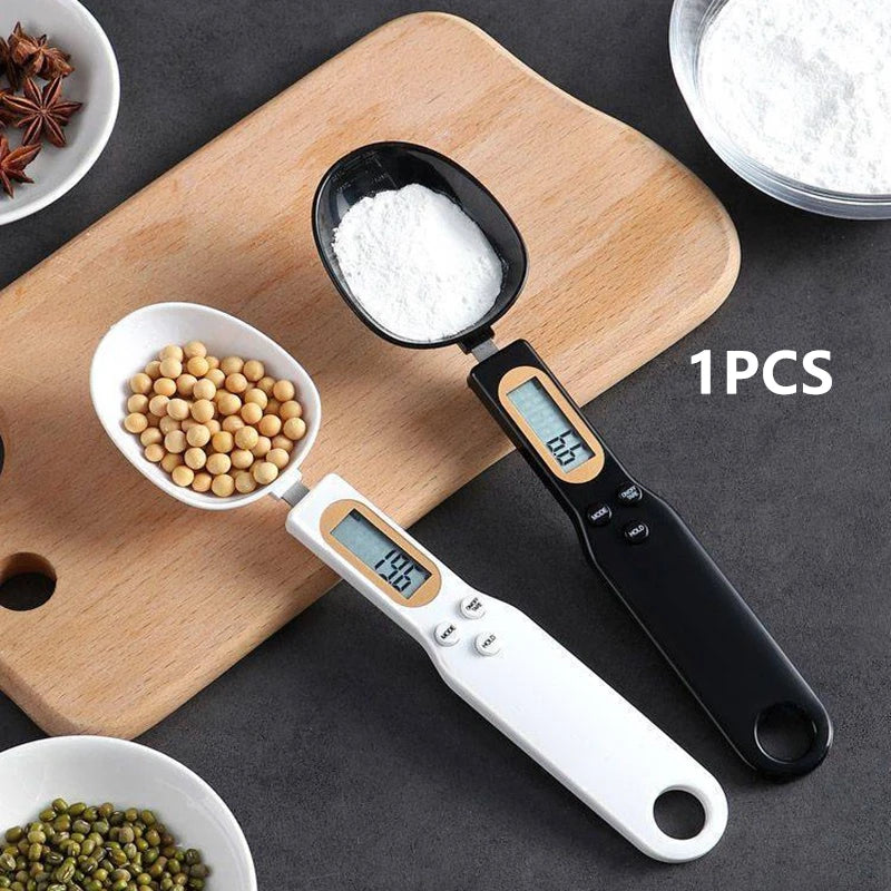 Precision Digital Kitchen Spoon Scale - 500g Capacity, 0.1g Accuracy