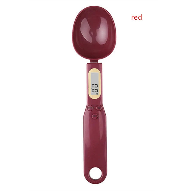 Precision Digital Kitchen Spoon Scale - 500g Capacity, 0.1g Accuracy