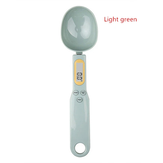 Precision Digital Kitchen Spoon Scale - 500g Capacity, 0.1g Accuracy