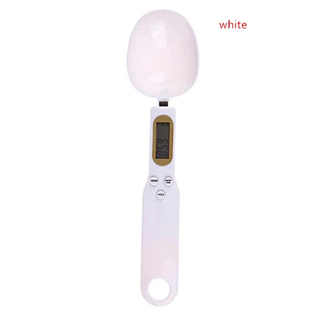 Precision Digital Kitchen Spoon Scale - 500g Capacity, 0.1g Accuracy