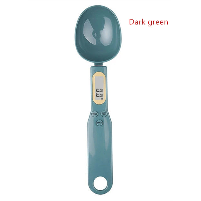 Precision Digital Kitchen Spoon Scale - 500g Capacity, 0.1g Accuracy