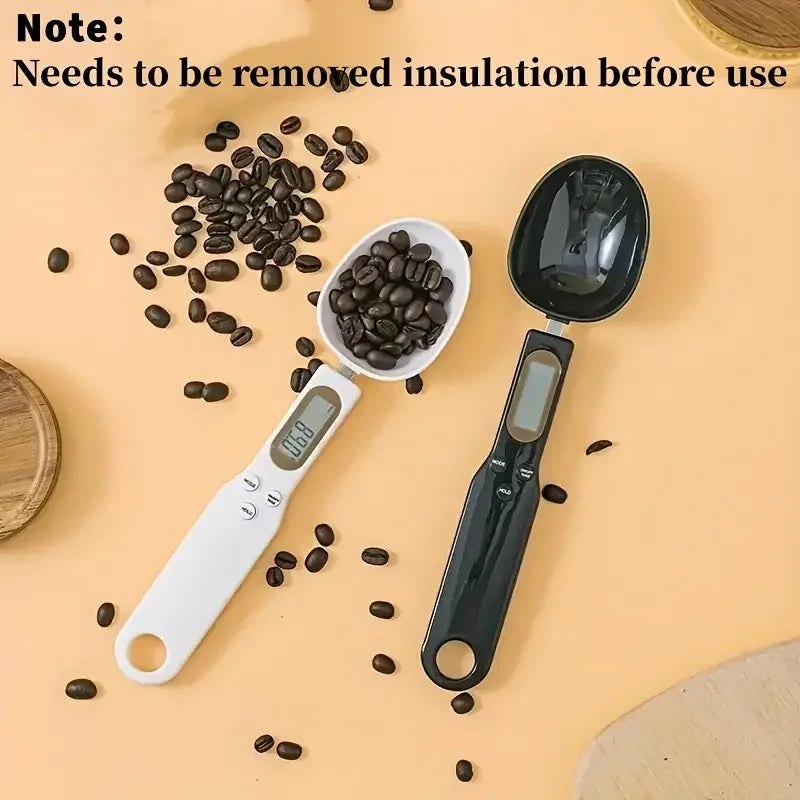 Precision Digital Kitchen Spoon Scale - 500g Capacity, 0.1g Accuracy